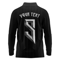 Custom Norwegian Football Long Sleeve Polo Shirt Runic and Nordic Motifs - Wonder Print Shop