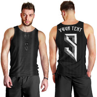 Custom Norwegian Football Men Tank Top Runic and Nordic Motifs - Wonder Print Shop