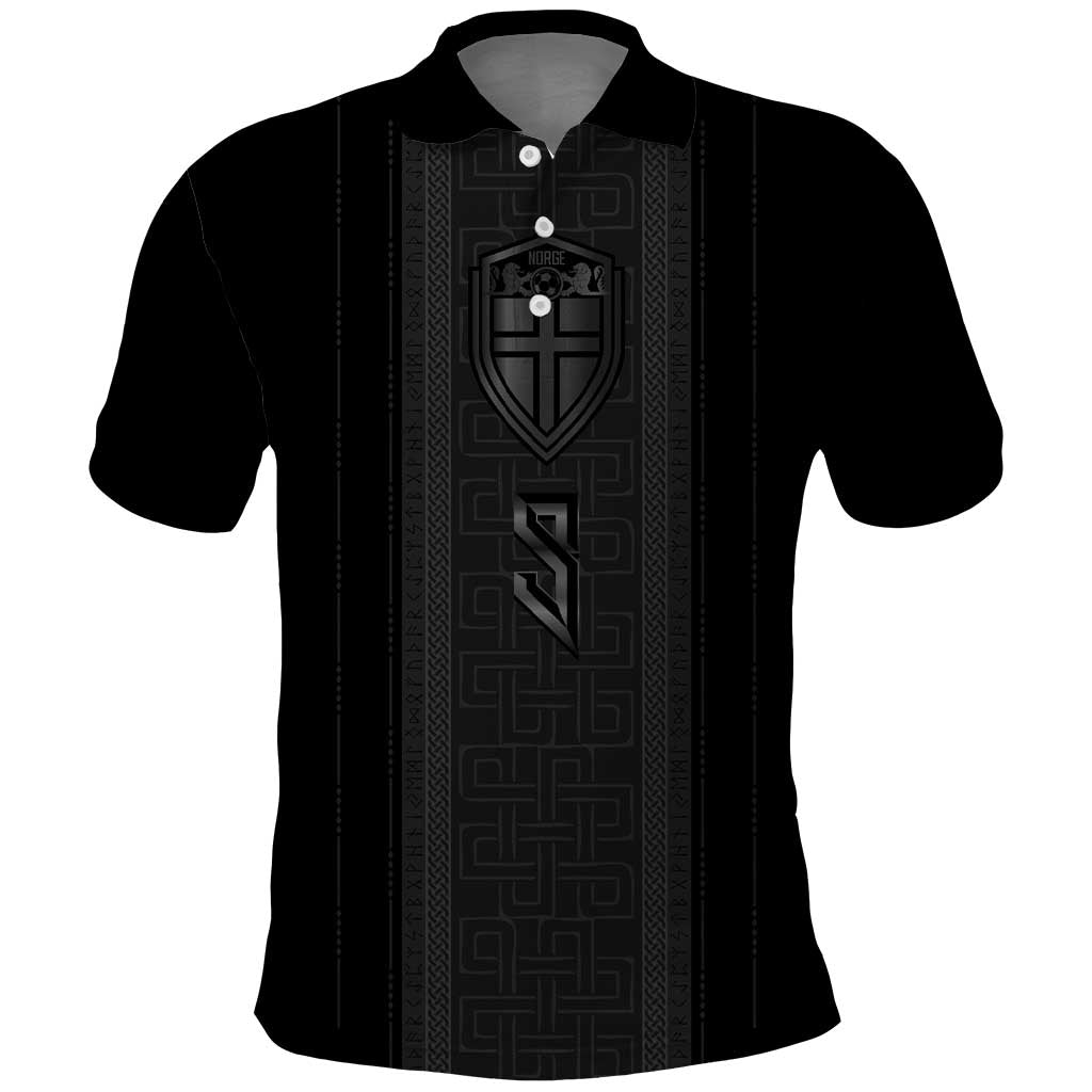 Custom Norwegian Football Polo Shirt Runic and Nordic Motifs - Wonder Print Shop