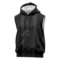 Custom Norwegian Football Sleeveless Hoodie Runic and Nordic Motifs - Wonder Print Shop