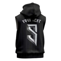 Custom Norwegian Football Sleeveless Zip Hoodie Runic and Nordic Motifs - Wonder Print Shop