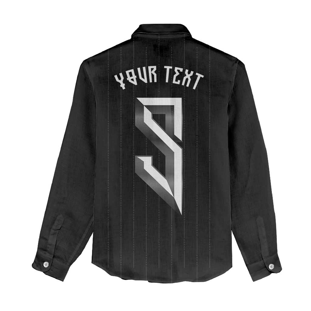 Custom Norwegian Football Women Casual Shirt Runic and Nordic Motifs - Wonder Print Shop