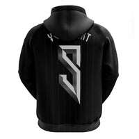 Custom Norwegian Football Zip Hoodie Runic and Nordic Motifs - Wonder Print Shop
