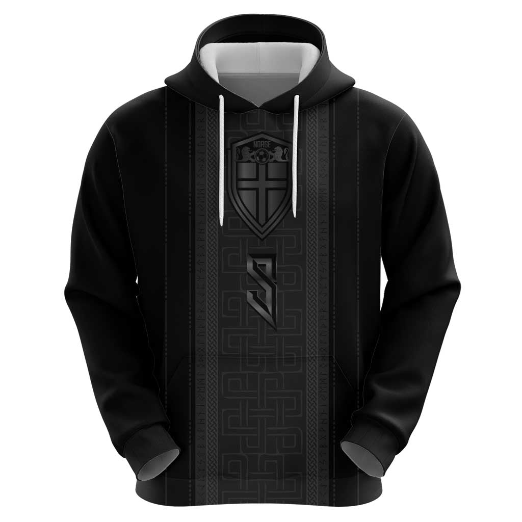 Custom Norwegian Football Zip Hoodie Runic and Nordic Motifs - Wonder Print Shop