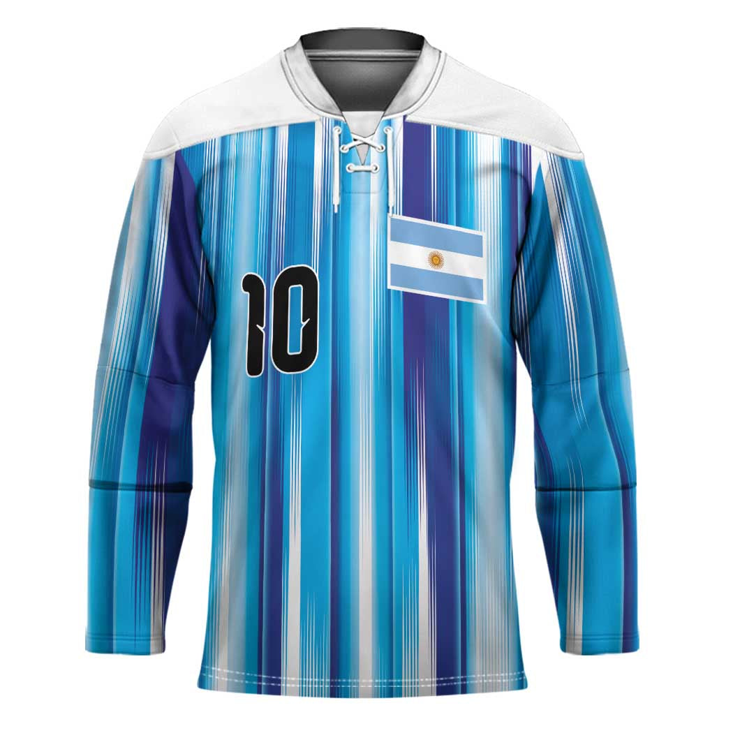 Custom Argentina Football Hockey Jersey La Albiceleste 2026 - Wonder Print Shop