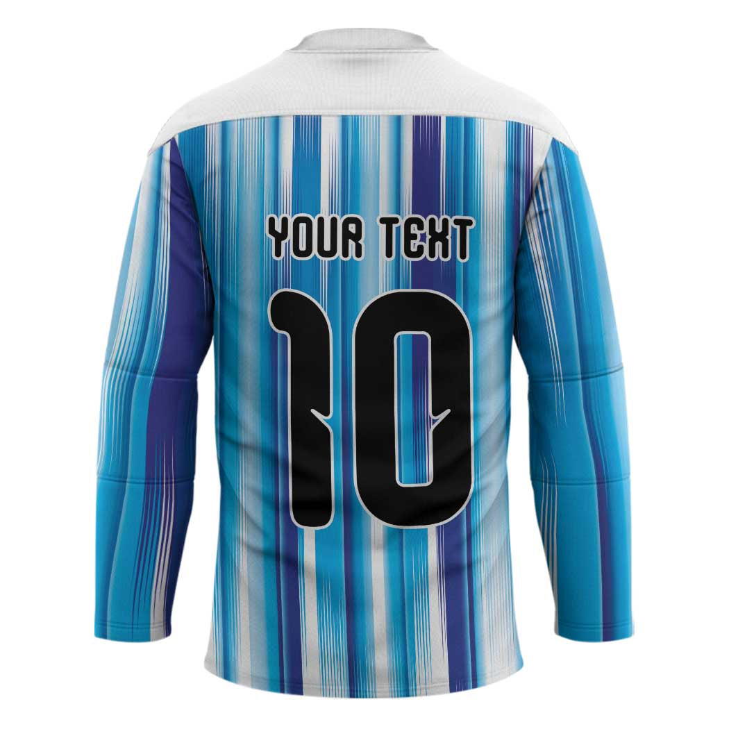Custom Argentina Football Hockey Jersey La Albiceleste 2026 - Wonder Print Shop