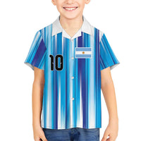 Custom Argentina Football Kid Hawaiian Shirt La Albiceleste 2026 - Wonder Print Shop