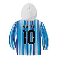Custom Argentina Football Kid Hoodie La Albiceleste 2026 - Wonder Print Shop