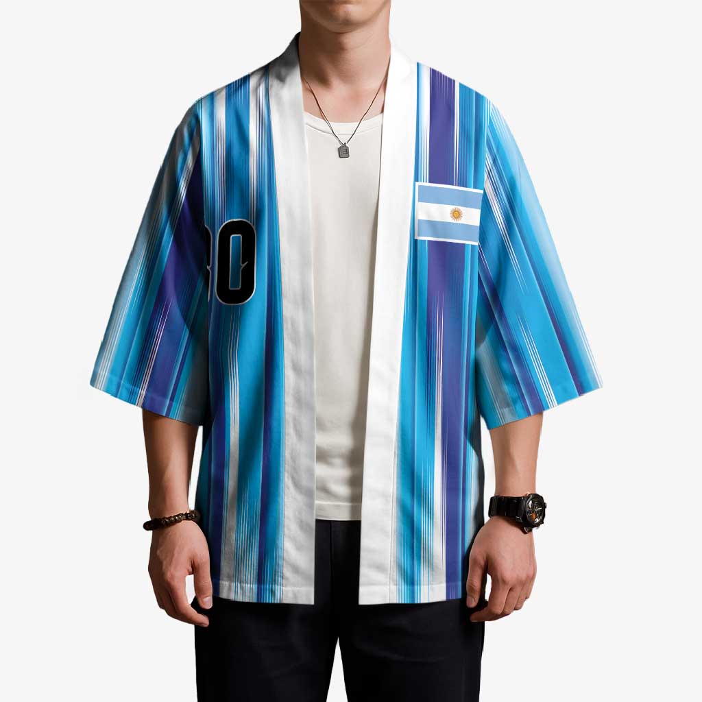 Custom Argentina Football Kimono La Albiceleste 2026 - Wonder Print Shop