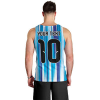Custom Argentina Football Men Tank Top La Albiceleste 2026 - Wonder Print Shop
