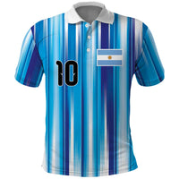 Custom Argentina Football Polo Shirt La Albiceleste 2026 - Wonder Print Shop
