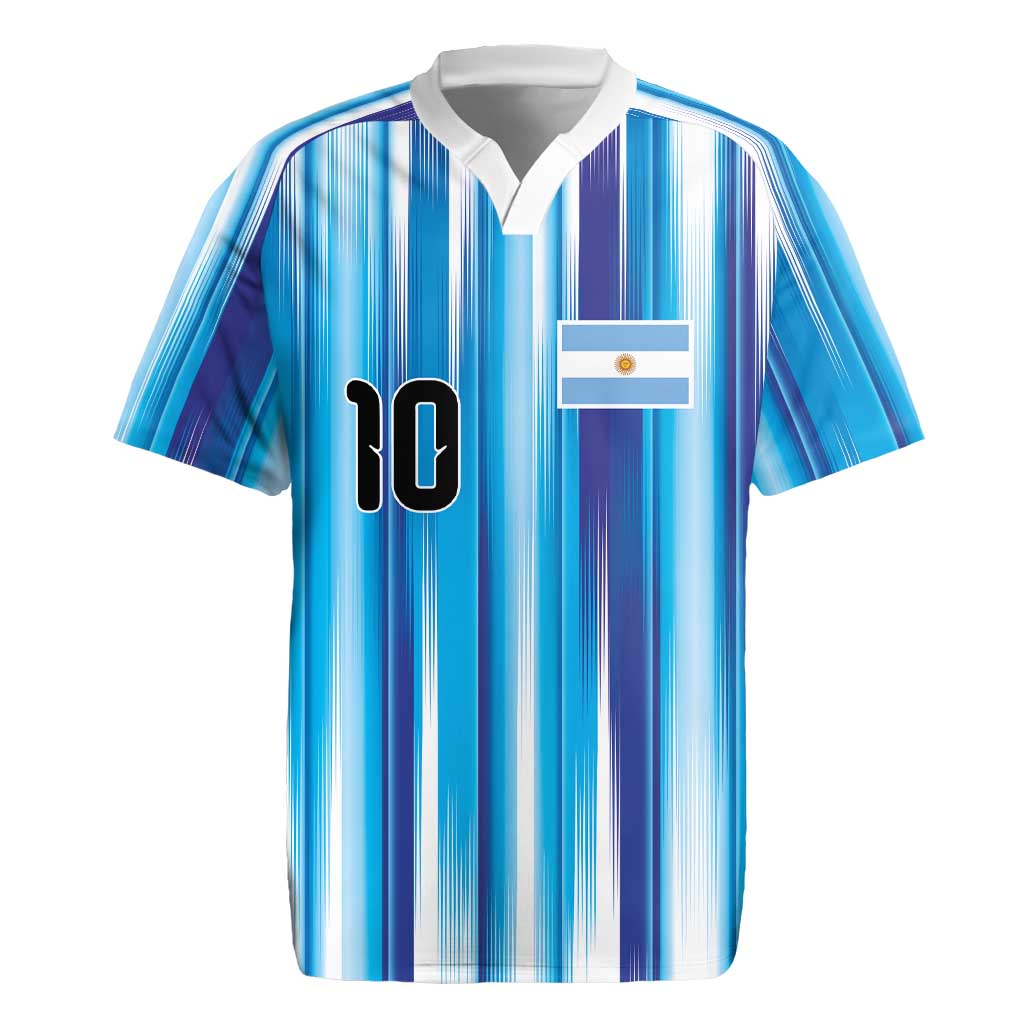 Custom Argentina Football Rugby Jersey La Albiceleste 2026 - Wonder Print Shop
