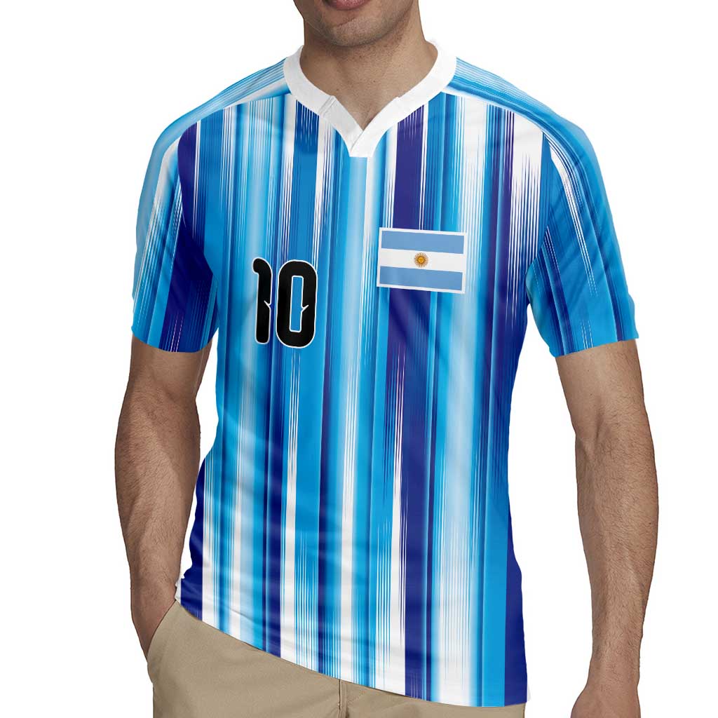 Custom Argentina Football Rugby Jersey La Albiceleste 2026 - Wonder Print Shop