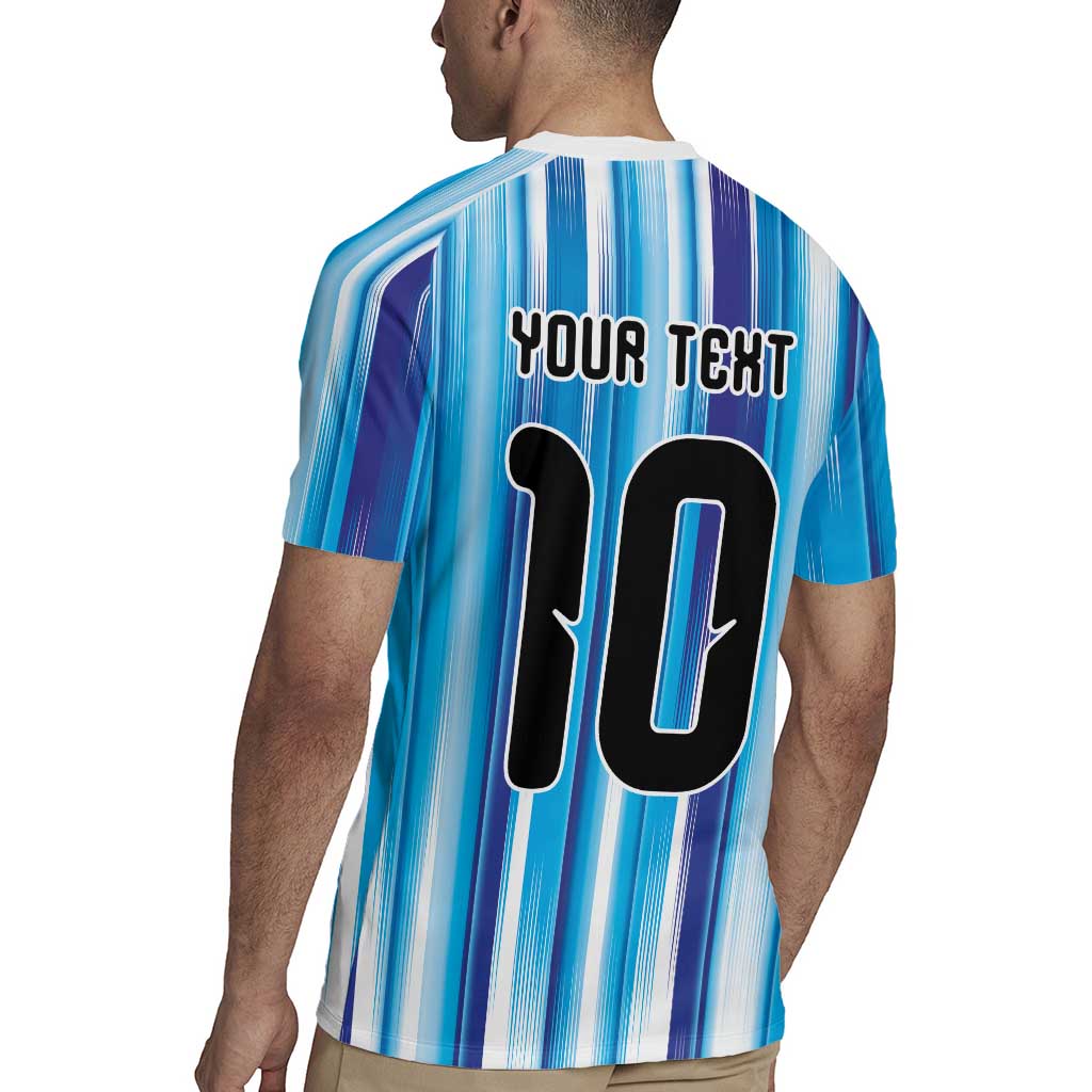 Custom Argentina Football Rugby Jersey La Albiceleste 2026 - Wonder Print Shop