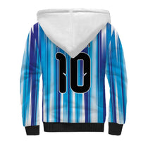 Custom Argentina Football Sherpa Hoodie La Albiceleste 2026 - Wonder Print Shop