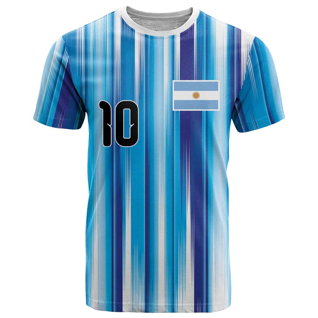 Custom Argentina Football T Shirt La Albiceleste 2026 - Wonder Print Shop
