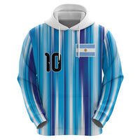 Custom Argentina Football Zip Hoodie La Albiceleste 2026 - Wonder Print Shop