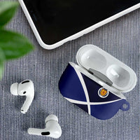 Scotland Football AirPods Case Tartan Patchwork Pattern Scottish Saltire Flag Style