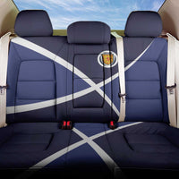 Scotland Football Back Car Seat Cover Tartan Patchwork Pattern Scottish Saltire Flag Style