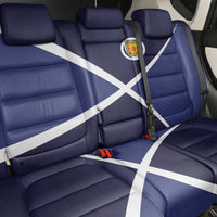 Scotland Football Back Car Seat Cover Tartan Patchwork Pattern Scottish Saltire Flag Style
