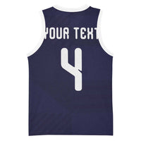Custom Scotland Football Basketball Jersey Tartan Patchwork Pattern Scottish Saltire Flag Style