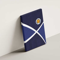 Scotland Football Canvas Wall Art Tartan Patchwork Pattern Scottish Saltire Flag Style