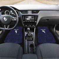 Custom Scotland Football Car Mats Tartan Patchwork Pattern Scottish Saltire Flag Style