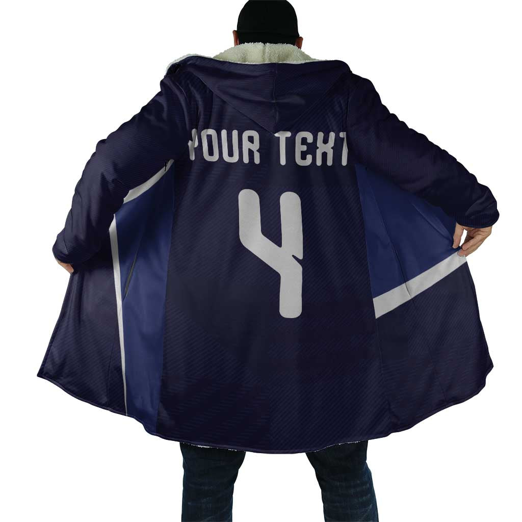 Custom Scotland Football Cloak Tartan Patchwork Pattern Scottish Saltire Flag Style