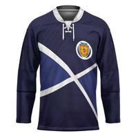 Custom Scotland Football Hockey Jersey Tartan Patchwork Pattern Scottish Saltire Flag Style
