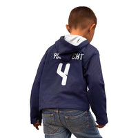 Custom Scotland Football Kid Hoodie Tartan Patchwork Pattern Scottish Saltire Flag Style