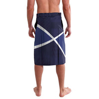 Custom Scotland Football Lavalava Tartan Patchwork Pattern Scottish Saltire Flag Style