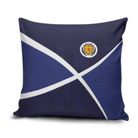 Scotland Football Pillow Cover Tartan Patchwork Pattern Scottish Saltire Flag Style