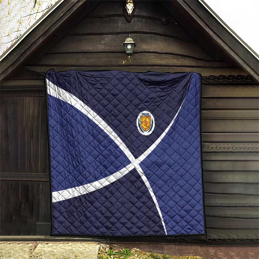 Scotland Football Quilt Tartan Patchwork Pattern Scottish Saltire Flag Style