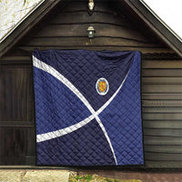 Scotland Football Quilt Tartan Patchwork Pattern Scottish Saltire Flag Style