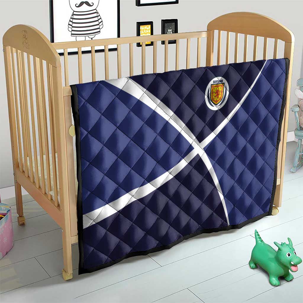 Scotland Football Quilt Tartan Patchwork Pattern Scottish Saltire Flag Style
