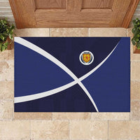 Scotland Football Rubber Doormat Tartan Patchwork Pattern Scottish Saltire Flag Style