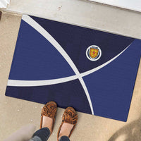 Scotland Football Rubber Doormat Tartan Patchwork Pattern Scottish Saltire Flag Style
