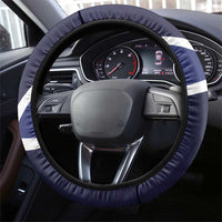 Scotland Football Steering Wheel Cover Tartan Patchwork Pattern Scottish Saltire Flag Style