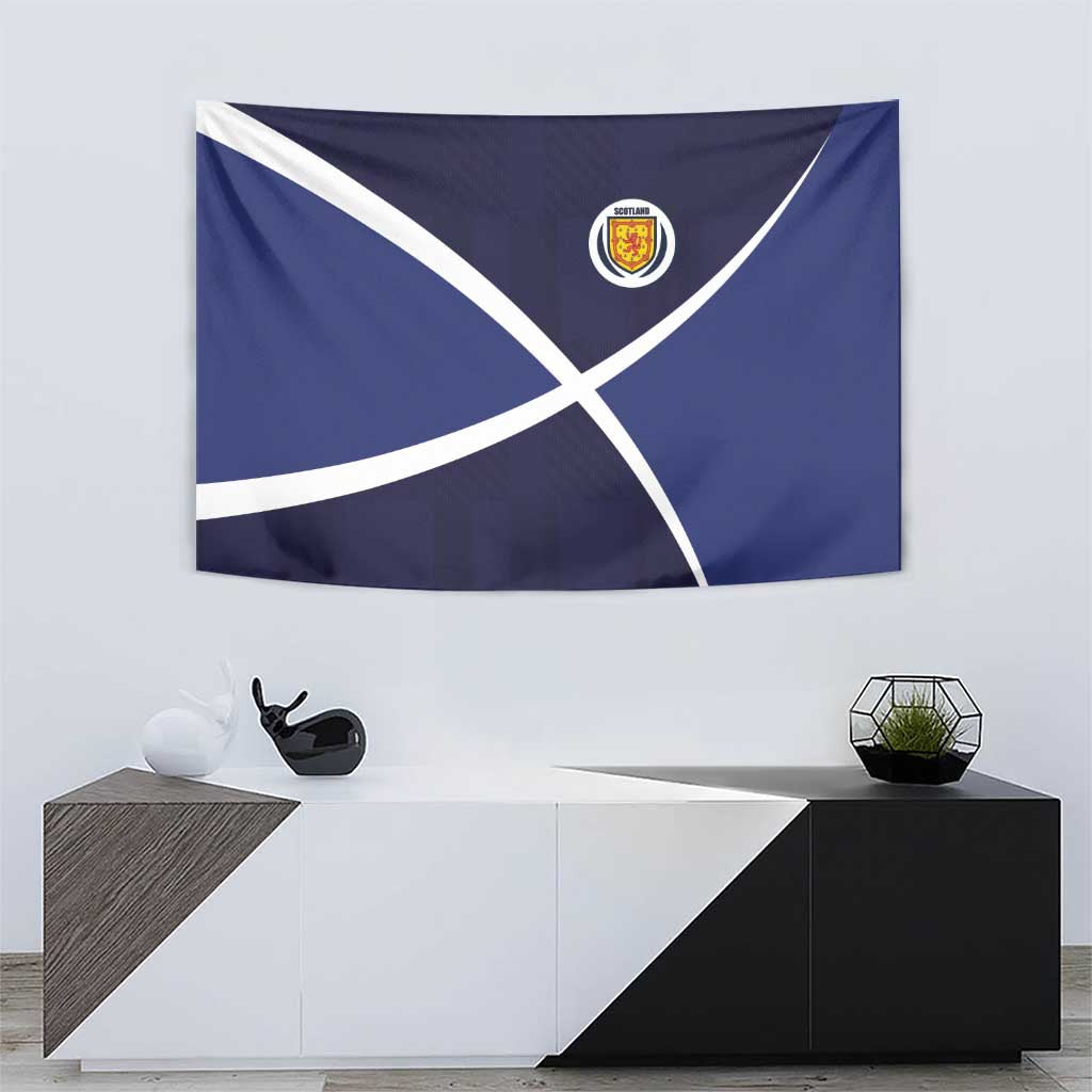 Scotland Football Tapestry Tartan Patchwork Pattern Scottish Saltire Flag Style