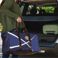 Scotland Football Travel Bag Tartan Patchwork Pattern Scottish Saltire Flag Style