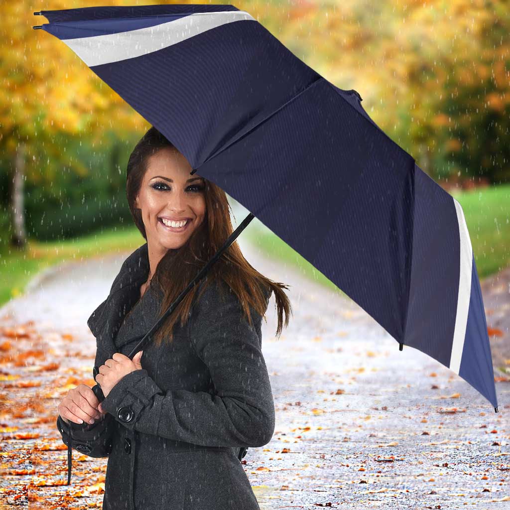 Scotland Football Umbrella Tartan Patchwork Pattern Scottish Saltire Flag Style