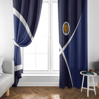 Scotland Football Window Curtain Tartan Patchwork Pattern Scottish Saltire Flag Style