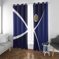 Scotland Football Window Curtain Tartan Patchwork Pattern Scottish Saltire Flag Style