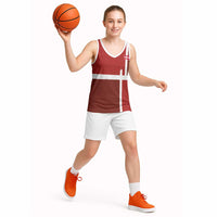 Custom Denmark Football Basketball Jersey Black Grunge Line and Rune Inspired Sporty Style
