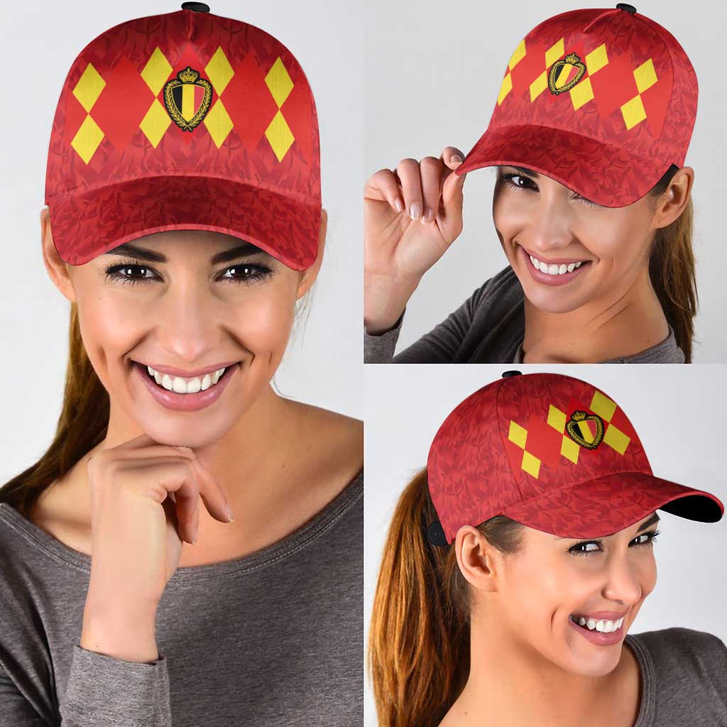 Belgium Football Classic Cap Fiery Devil Motif