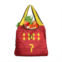 Custom Belgium Football Grocery Bag Fiery Devil Motif