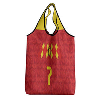 Custom Belgium Football Grocery Bag Fiery Devil Motif