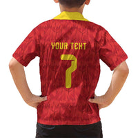 Custom Belgium Football Hawaiian Shirt Fiery Devil Motif