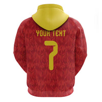 Custom Belgium Football Hoodie Fiery Devil Motif