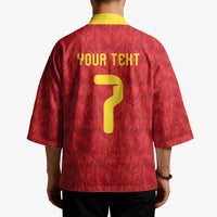 Custom Belgium Football Kimono Fiery Devil Motif
